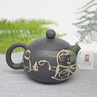 茶木道-陶小窑（紫陶壶）李芊芊黑泥西施