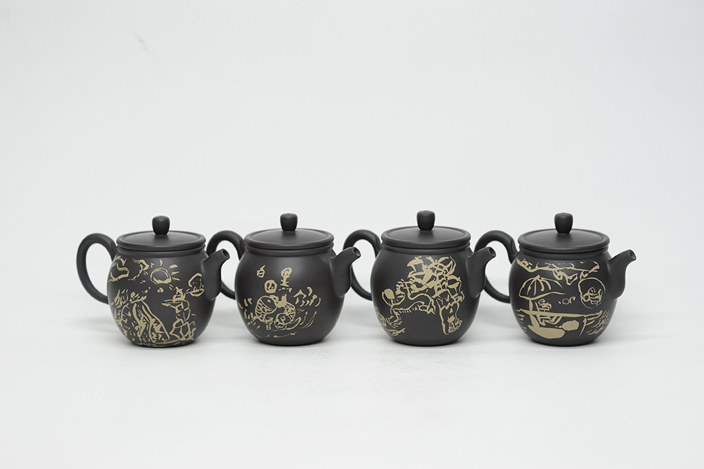 茶木道-陶小窑（紫陶壶）龙马玄武-LQQ